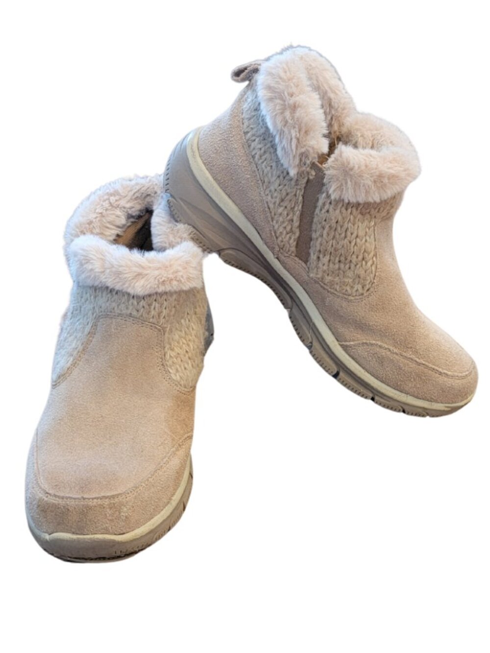 Skechers Women's Relaxed Fit Easy Going - Warmhearted Faux Fur Lined Ankle Boots